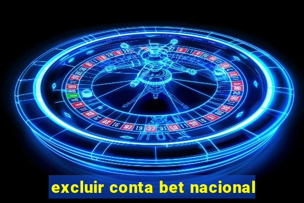 excluir conta bet nacional